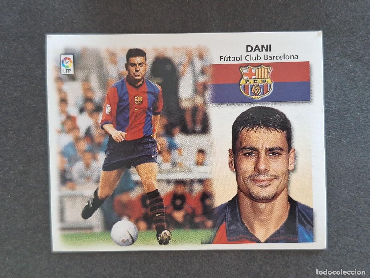 Cromos de f&uacute;tbol: L5 DANI F. C. BARCELONA LIGA ESTE 1999 2000 99 00 NUNCA PEGADO SIN PEGAR