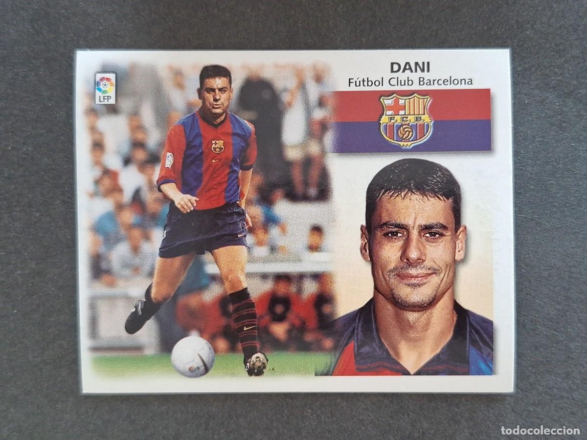 Cromos de f&uacute;tbol: L5 DANI F. C. BARCELONA LIGA ESTE 1999 2000 99 00 NUNCA PEGADO SIN PEGAR