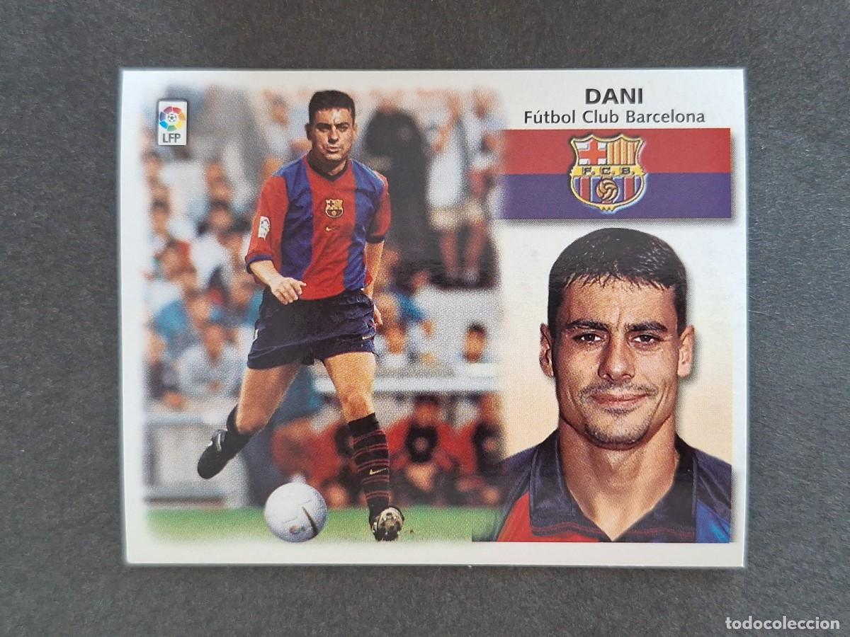 Cromos de f&uacute;tbol: L5 DANI F. C. BARCELONA LIGA ESTE 1999 2000 99 00 NUNCA PEGADO SIN PEGAR