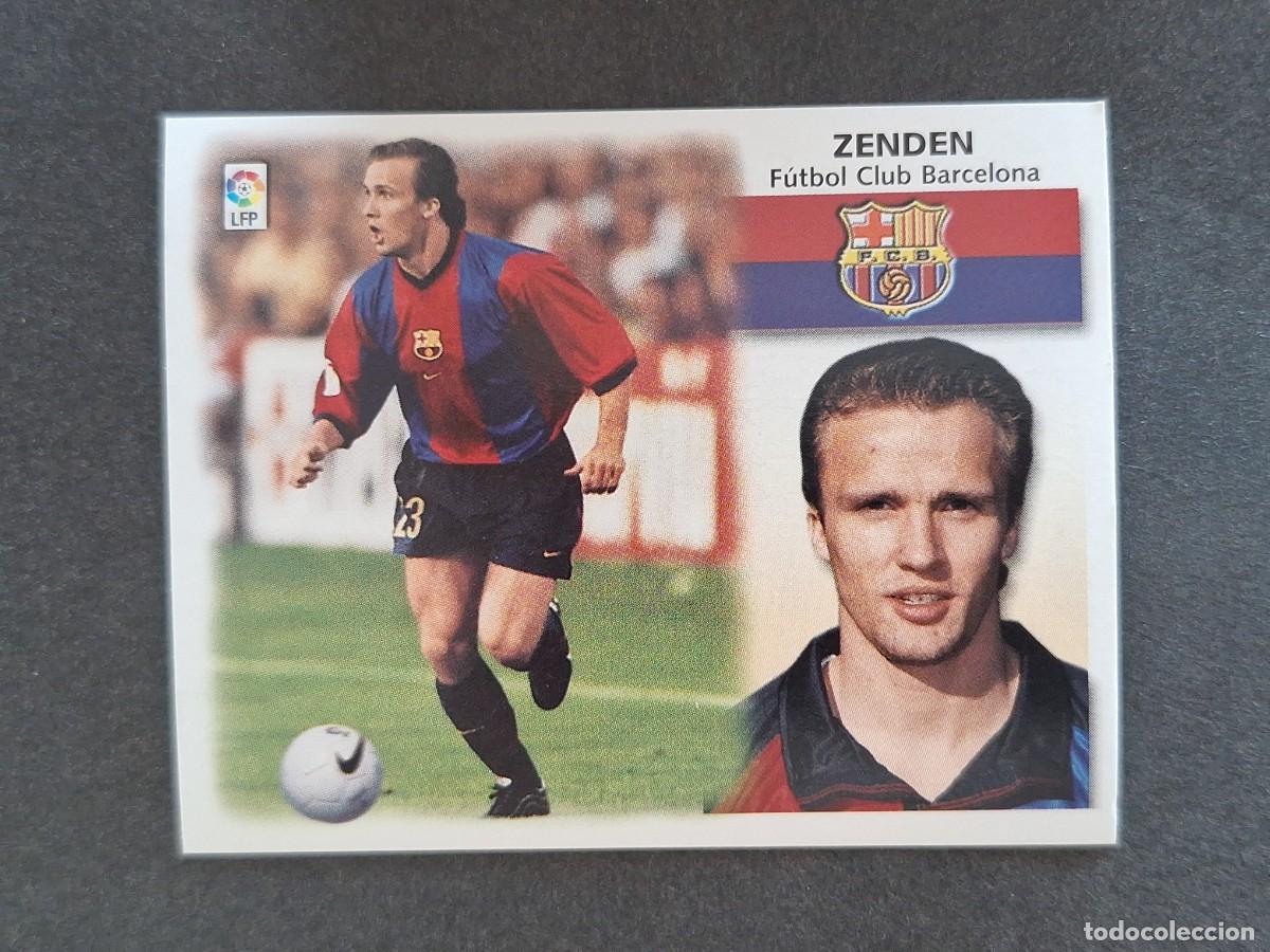 Cromos de f&uacute;tbol: L5 ZENDEN F. C. BARCELONA LIGA ESTE 1999 2000 99 00 NUNCA PEGADO SIN PEGAR