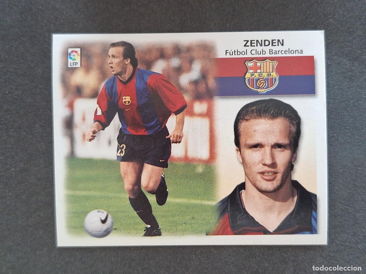 Cromos de f&uacute;tbol: L5 ZENDEN F. C. BARCELONA LIGA ESTE 1999 2000 99 00 NUNCA PEGADO SIN PEGAR