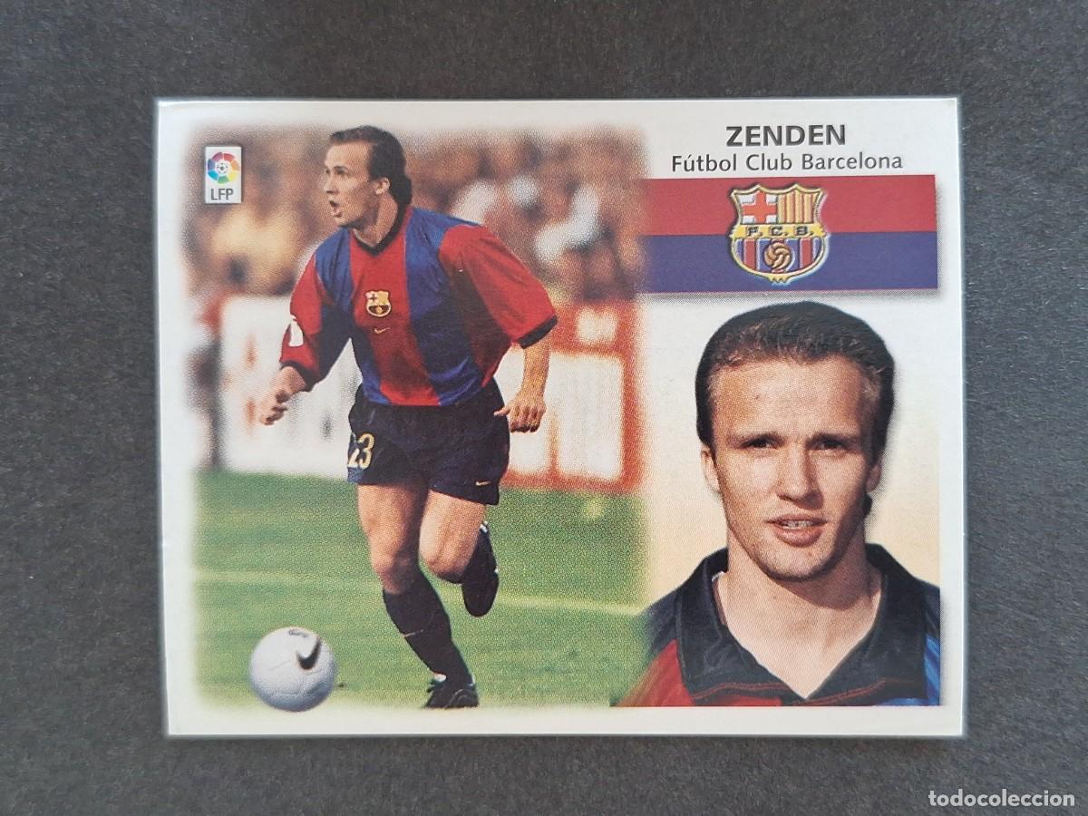 Cromos de f&uacute;tbol: L5 ZENDEN F. C. BARCELONA LIGA ESTE 1999 2000 99 00 NUNCA PEGADO SIN PEGAR