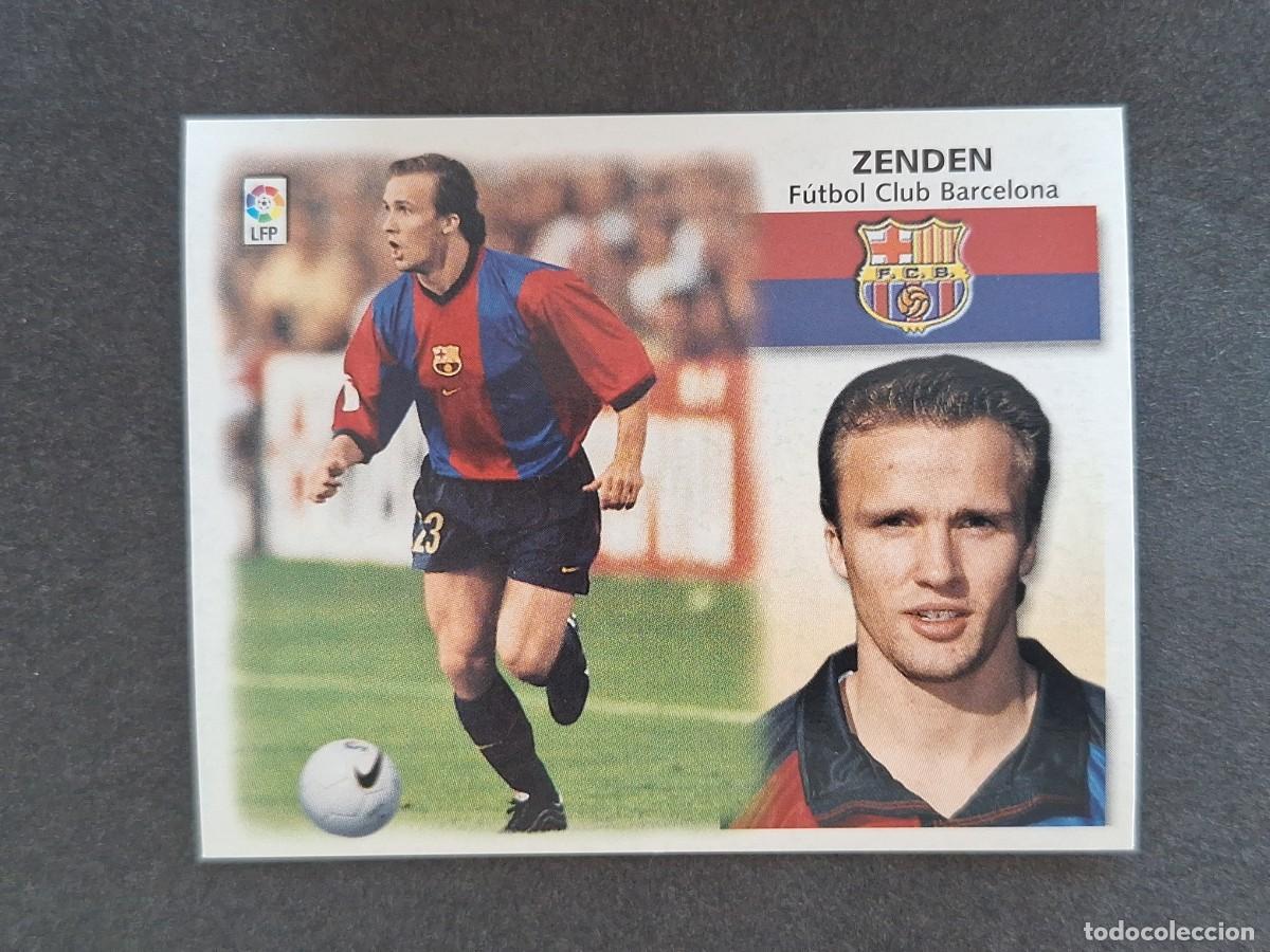 Cromos de f&uacute;tbol: L5 ZENDEN F. C. BARCELONA LIGA ESTE 1999 2000 99 00 NUNCA PEGADO SIN PEGAR