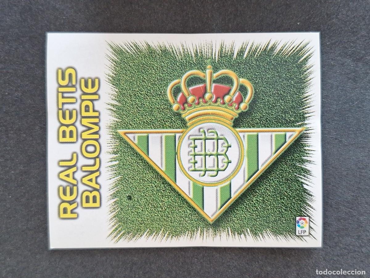 Cromos de f&uacute;tbol: L5 ESCUDO REAL BETIS BALOMPIE LIGA ESTE 1999 2000 99 00 NUNCA PEGADO SIN PEGAR