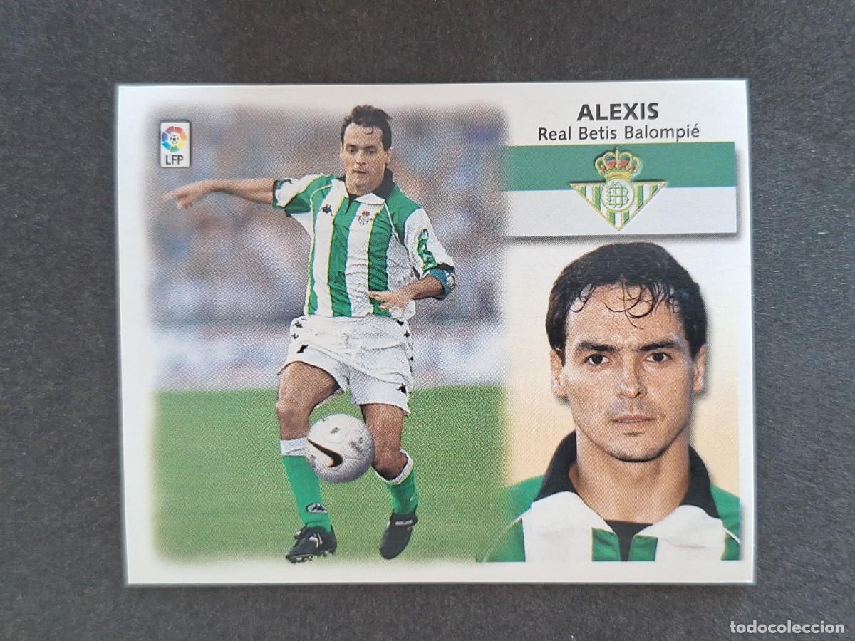 Cromos de f&uacute;tbol: L5 ALEXIS REAL BETIS BALOMPIE LIGA ESTE 1999 2000 99 00 NUNCA PEGADO SIN PEGAR