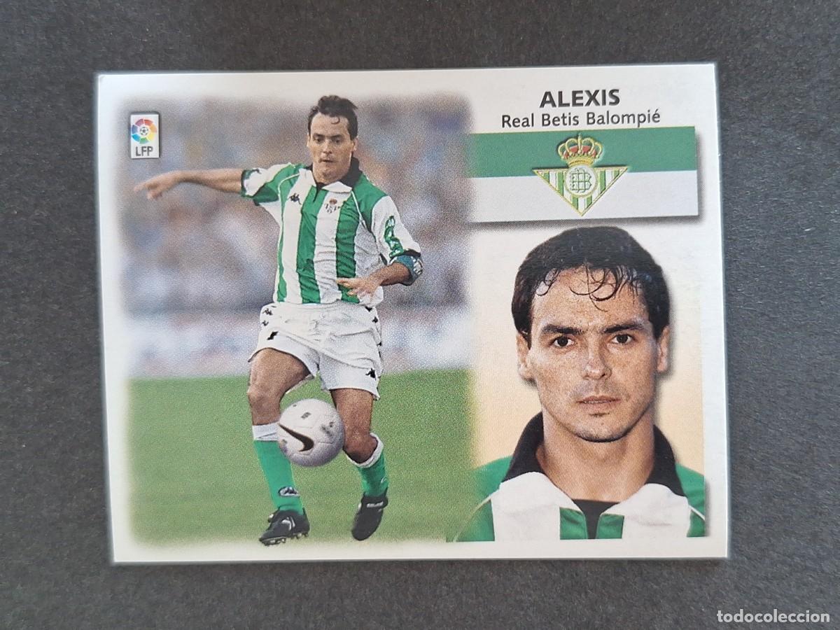 Cromos de f&uacute;tbol: L5 ALEXIS REAL BETIS BALOMPIE LIGA ESTE 1999 2000 99 00 NUNCA PEGADO SIN PEGAR