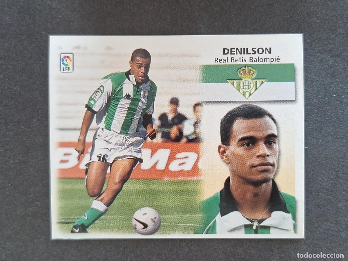 Cromos de f&uacute;tbol: L5 DENILSON REAL BETIS BALOMPIE LIGA ESTE 1999 2000 99 00 NUNCA PEGADO SIN PEGAR