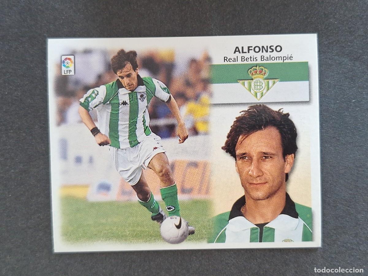 Cromos de f&uacute;tbol: L5 ALFONSO REAL BETIS BALOMPIE LIGA ESTE 1999 2000 99 00 NUNCA PEGADO SIN PEGAR