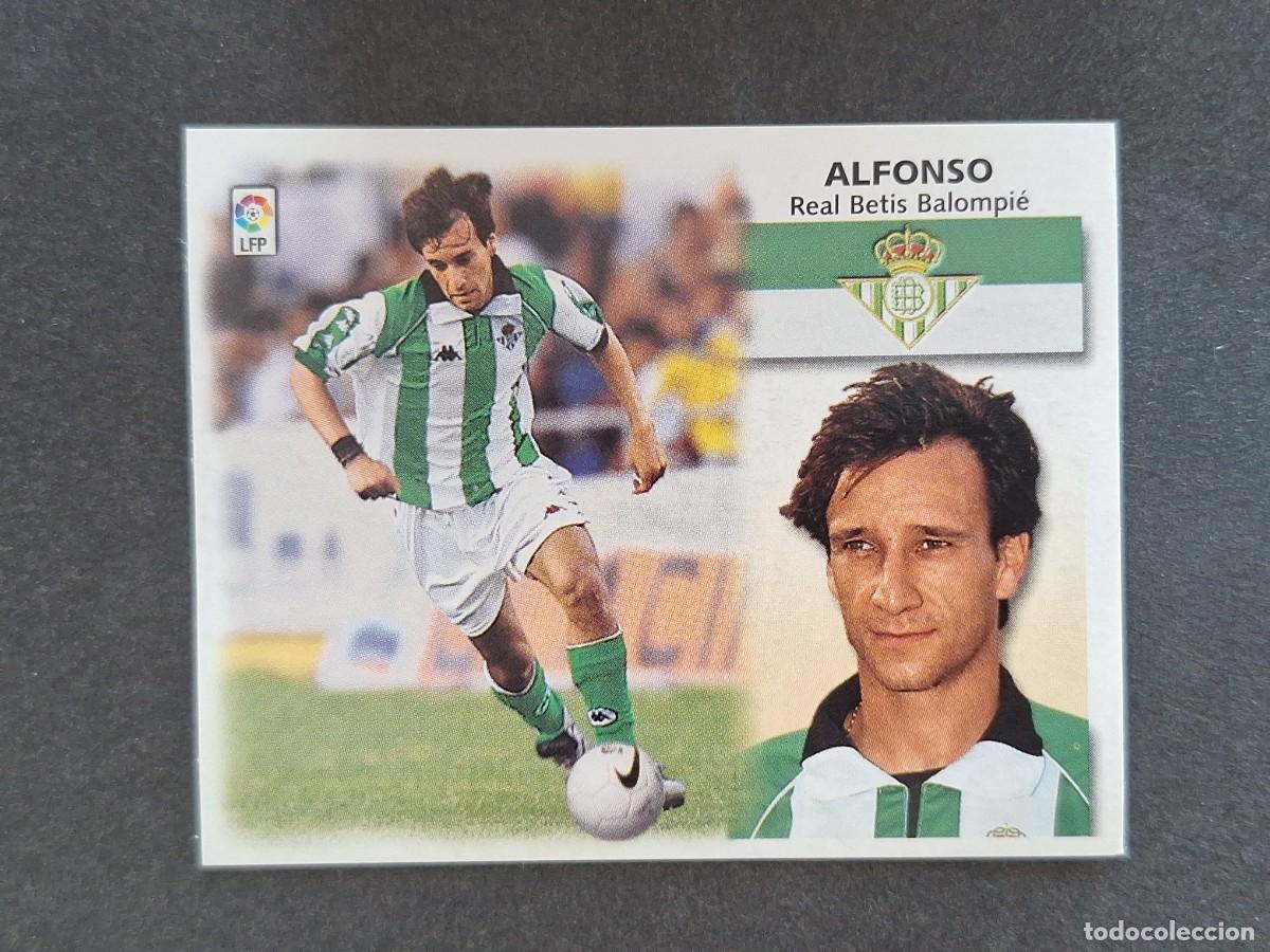 Cromos de f&uacute;tbol: L5 ALFONSO REAL BETIS BALOMPIE LIGA ESTE 1999 2000 99 00 NUNCA PEGADO SIN PEGAR