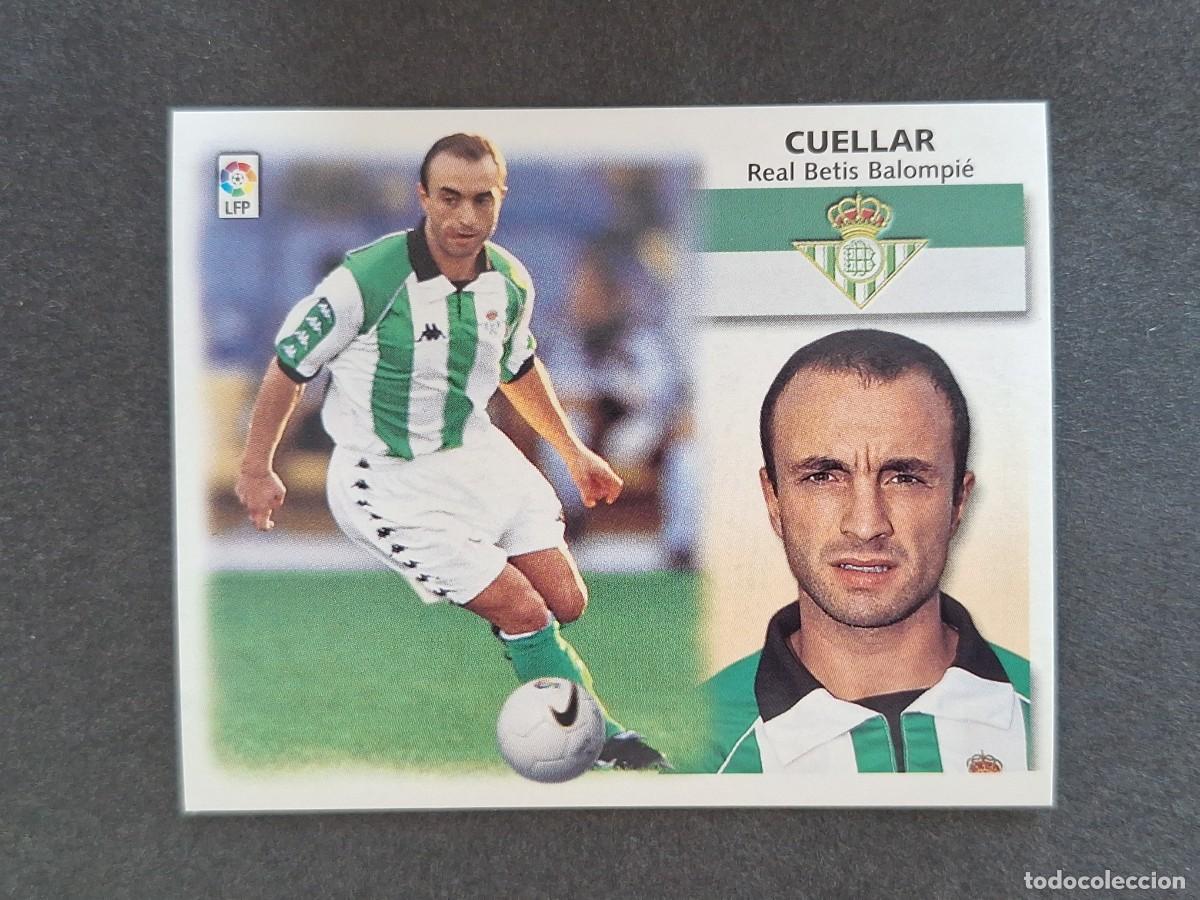 Cromos de f&uacute;tbol: L5 CUELLAR REAL BETIS BALOMPIE LIGA ESTE 1999 2000 99 00 NUNCA PEGADO SIN PEGAR