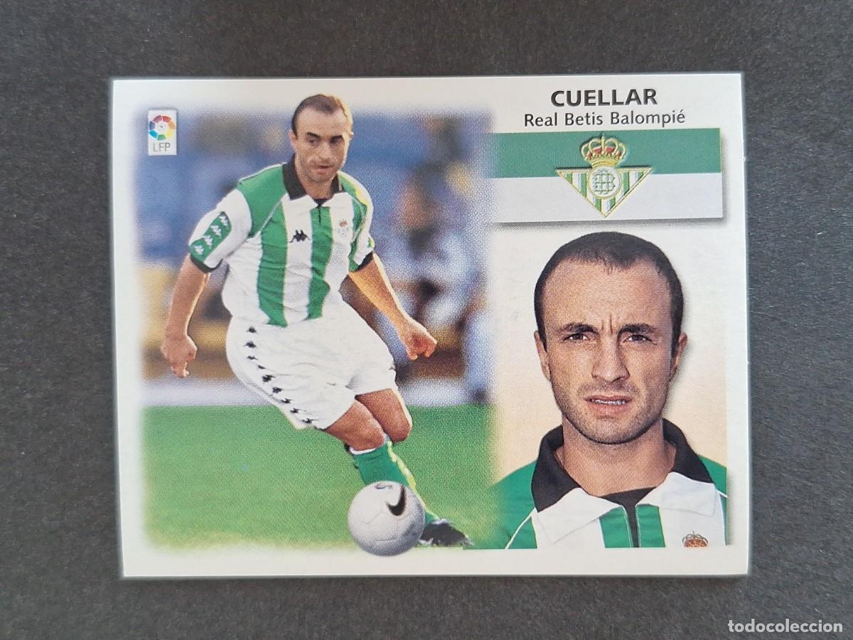 Cromos de f&uacute;tbol: L5 CUELLAR REAL BETIS BALOMPIE LIGA ESTE 1999 2000 99 00 NUNCA PEGADO SIN PEGAR