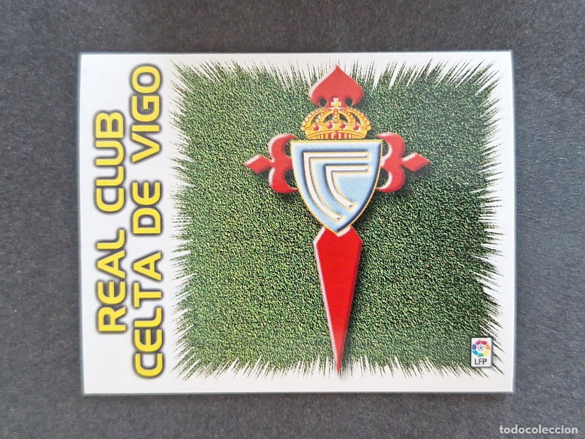 Cromos de f&uacute;tbol: L5 ESCUDO CELTA DE VIGO LIGA ESTE 1999 2000 99 00 NUNCA PEGADO SIN PEGAR