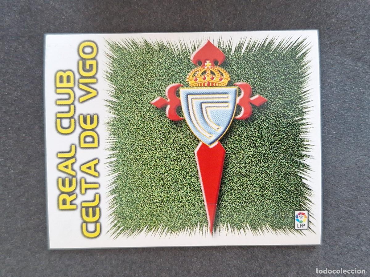 Cromos de f&uacute;tbol: L5 ESCUDO CELTA DE VIGO LIGA ESTE 1999 2000 99 00 NUNCA PEGADO SIN PEGAR