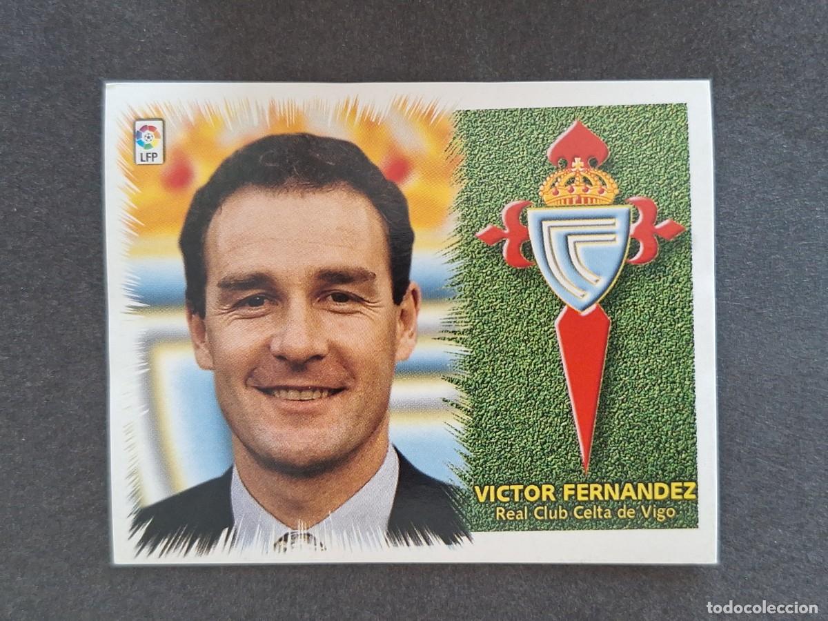 Cromos de f&uacute;tbol: L5 VICTOR FERNANDEZ ENTRENADOR CELTA DE VIGO LIGA ESTE 1999 2000 99 00 NUNCA PEGADO SIN PEGAR