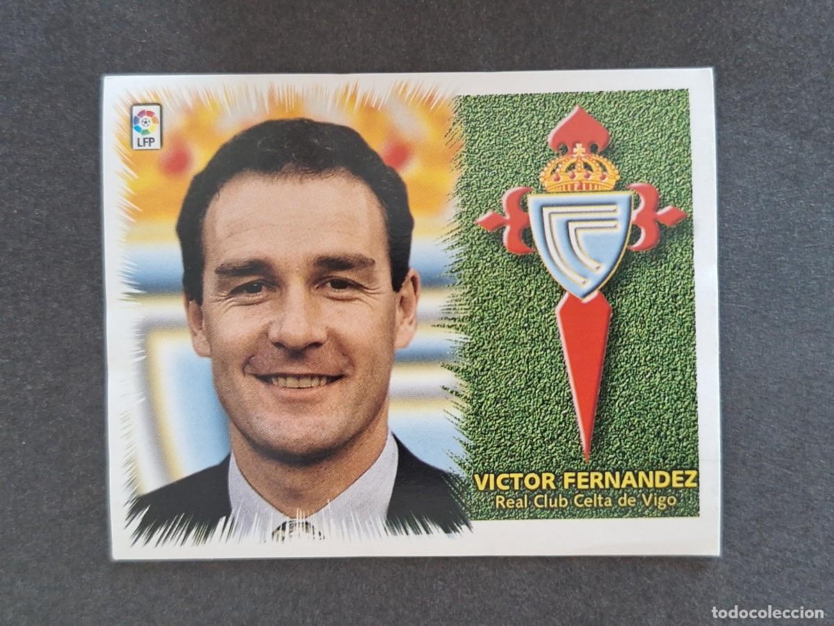 Cromos de f&uacute;tbol: L5 VICTOR FERNANDEZ ENTRENADOR CELTA DE VIGO LIGA ESTE 1999 2000 99 00 NUNCA PEGADO SIN PEGAR