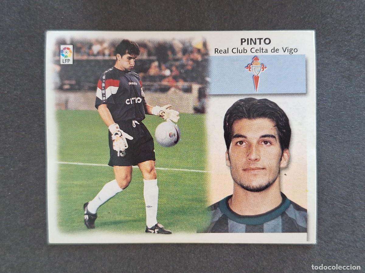 Cromos de f&uacute;tbol: L5 PINTO CELTA DE VIGO LIGA ESTE 1999 2000 99 00 NUNCA PEGADO SIN PEGAR