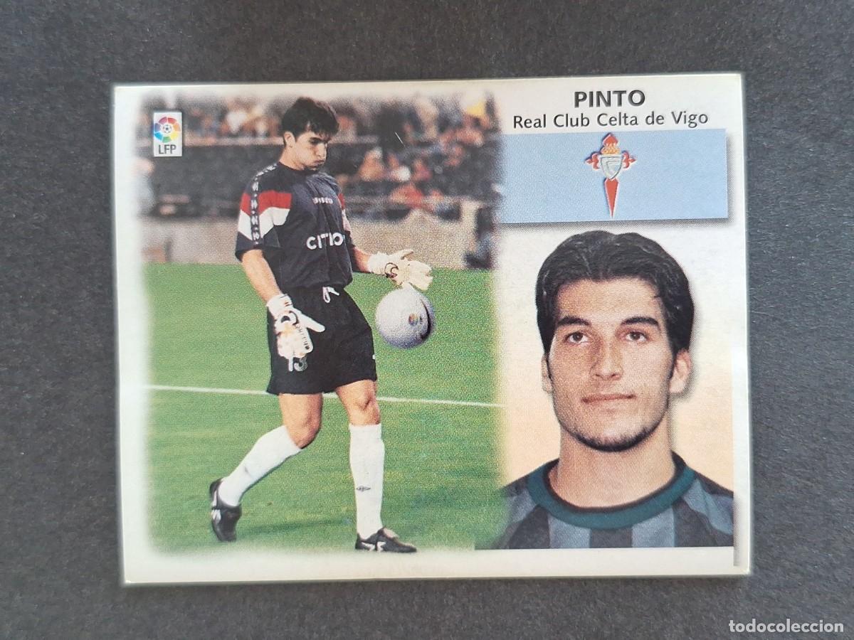 Cromos de f&uacute;tbol: L5 PINTO CELTA DE VIGO LIGA ESTE 1999 2000 99 00 NUNCA PEGADO SIN PEGAR