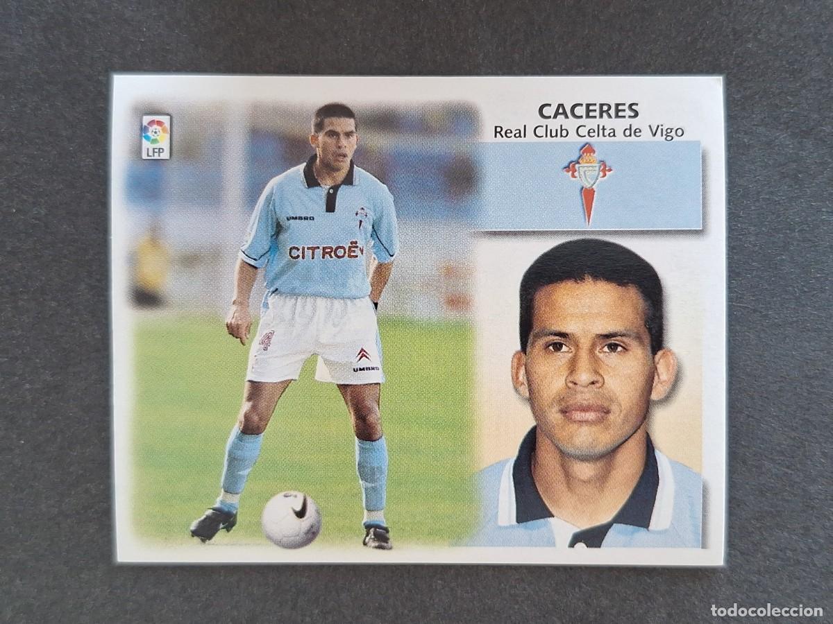 Cromos de f&uacute;tbol: L5 CACERES CELTA DE VIGO LIGA ESTE 1999 2000 99 00 NUNCA PEGADO SIN PEGAR