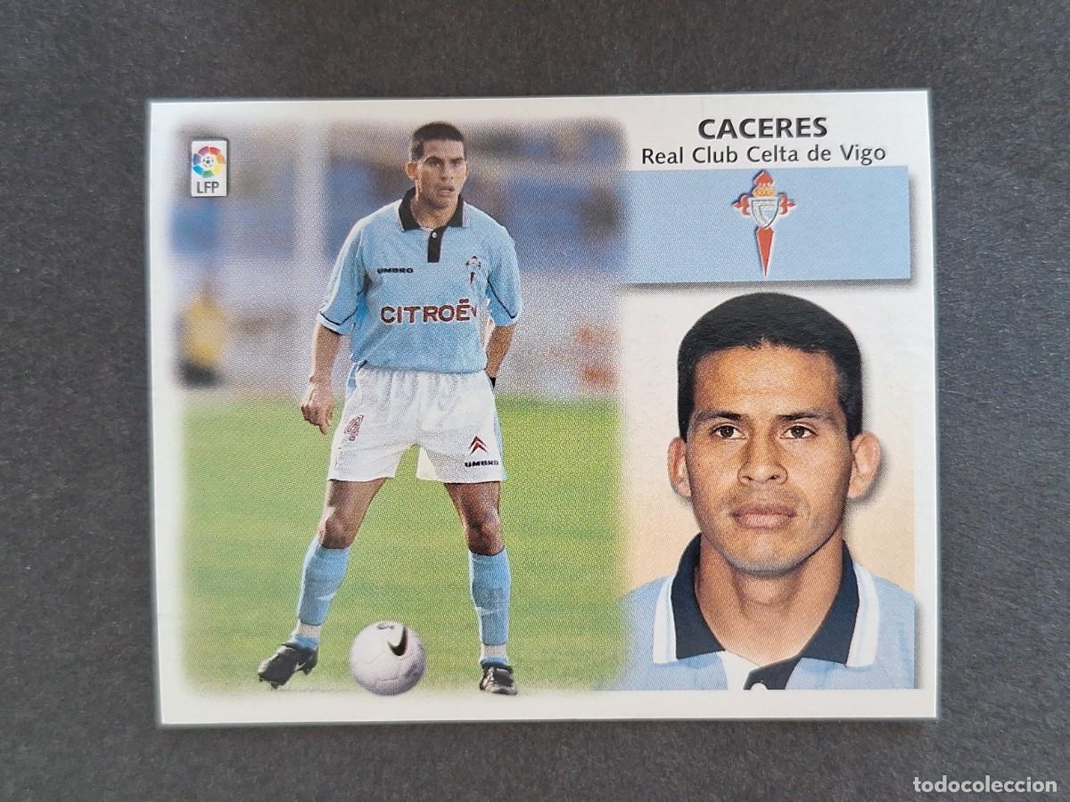 Cromos de f&uacute;tbol: L5 CACERES CELTA DE VIGO LIGA ESTE 1999 2000 99 00 NUNCA PEGADO SIN PEGAR