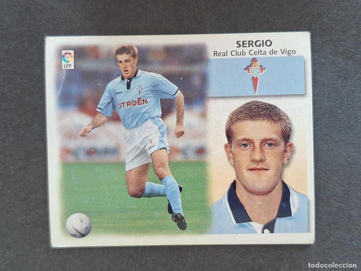 Cromos de f&uacute;tbol: L5 SERGIO CELTA DE VIGO LIGA ESTE 1999 2000 99 00 NUNCA PEGADO SIN PEGAR