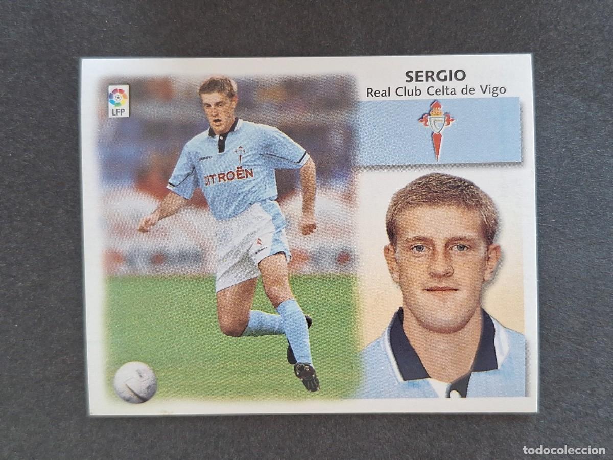 Cromos de f&uacute;tbol: L5 SERGIO CELTA DE VIGO LIGA ESTE 1999 2000 99 00 NUNCA PEGADO SIN PEGAR