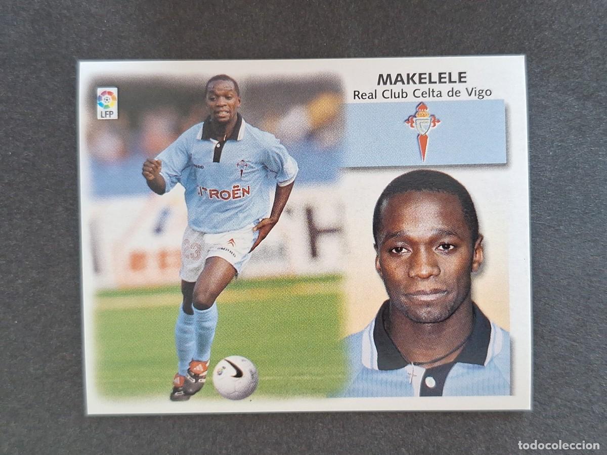 Cromos de f&uacute;tbol: L5 MAKELELE CELTA DE VIGO LIGA ESTE 1999 2000 99 00 NUNCA PEGADO SIN PEGAR
