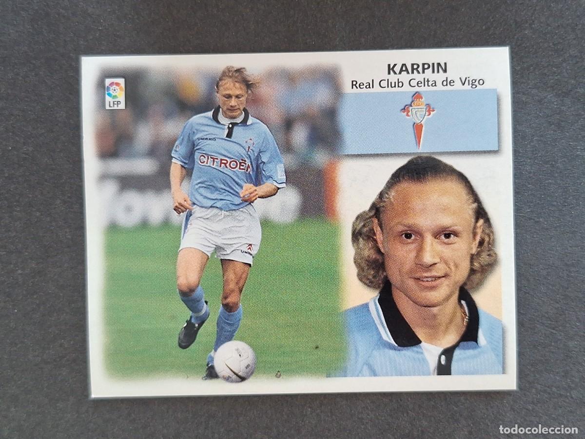 Cromos de f&uacute;tbol: L5 KARPIN CELTA DE VIGO LIGA ESTE 1999 2000 99 00 NUNCA PEGADO SIN PEGAR