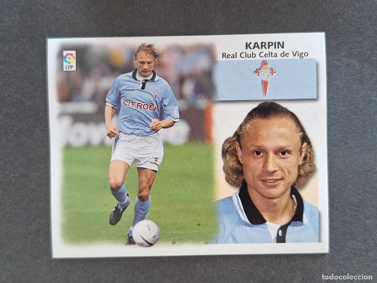 Cromos de f&uacute;tbol: L5 KARPIN CELTA DE VIGO LIGA ESTE 1999 2000 99 00 NUNCA PEGADO SIN PEGAR