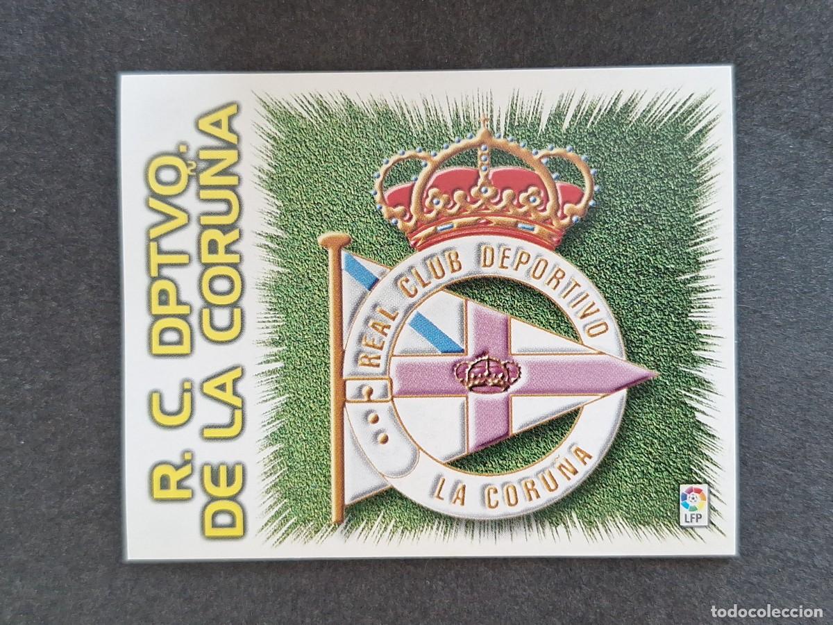 Cromos de f&uacute;tbol: L5 ESCUDO DEPORTIVO DE LA CORU&Ntilde;A LIGA ESTE 1999 2000 99 00 NUNCA PEGADO SIN PEGAR