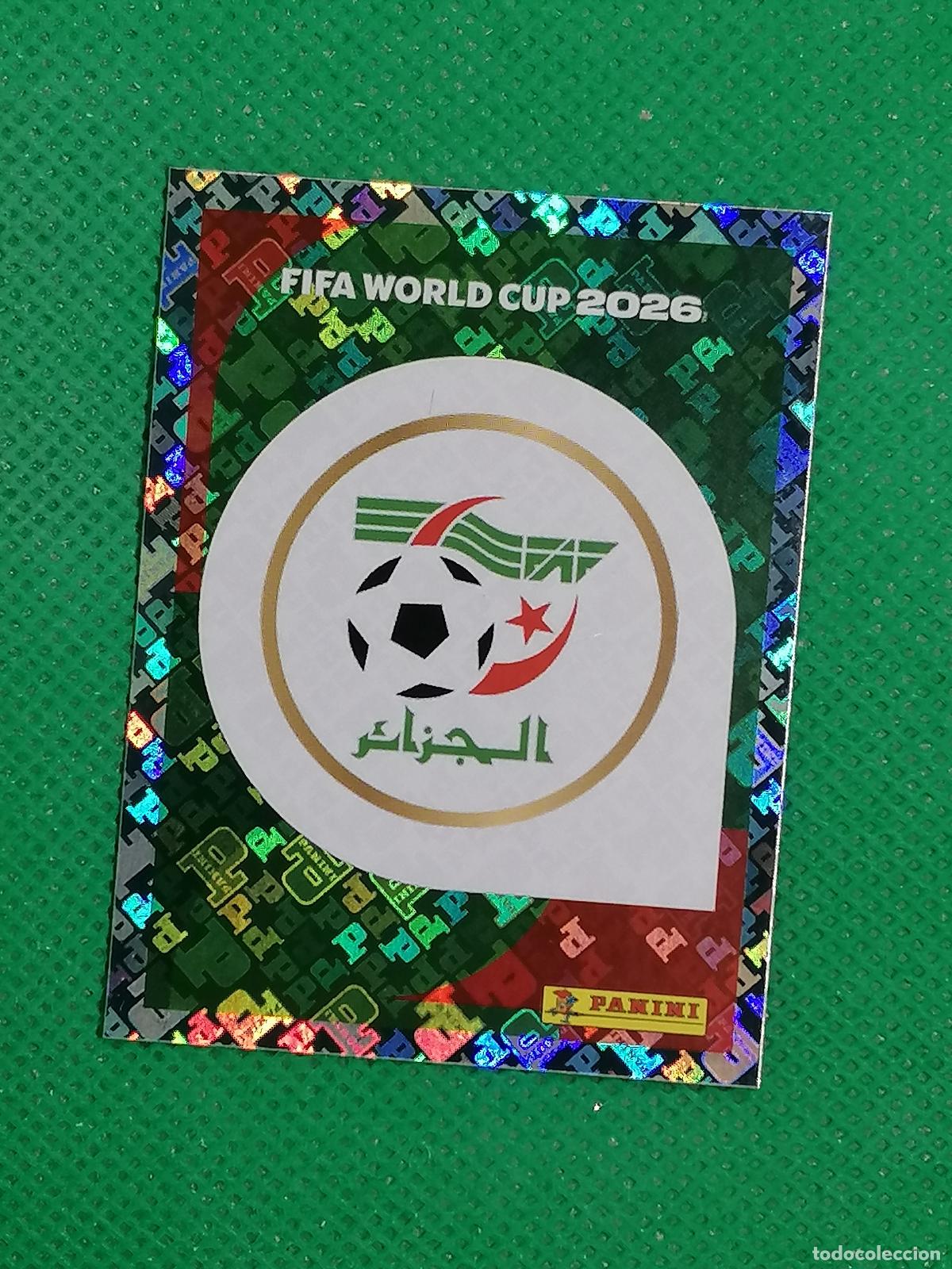 Cromos de f&uacute;tbol: ALG 1 ALG1 ESCUDO ARGELIA ⚽ PANINI FIFA MUNDIAL WORLD CUP 26 2026 STICKER ⚽