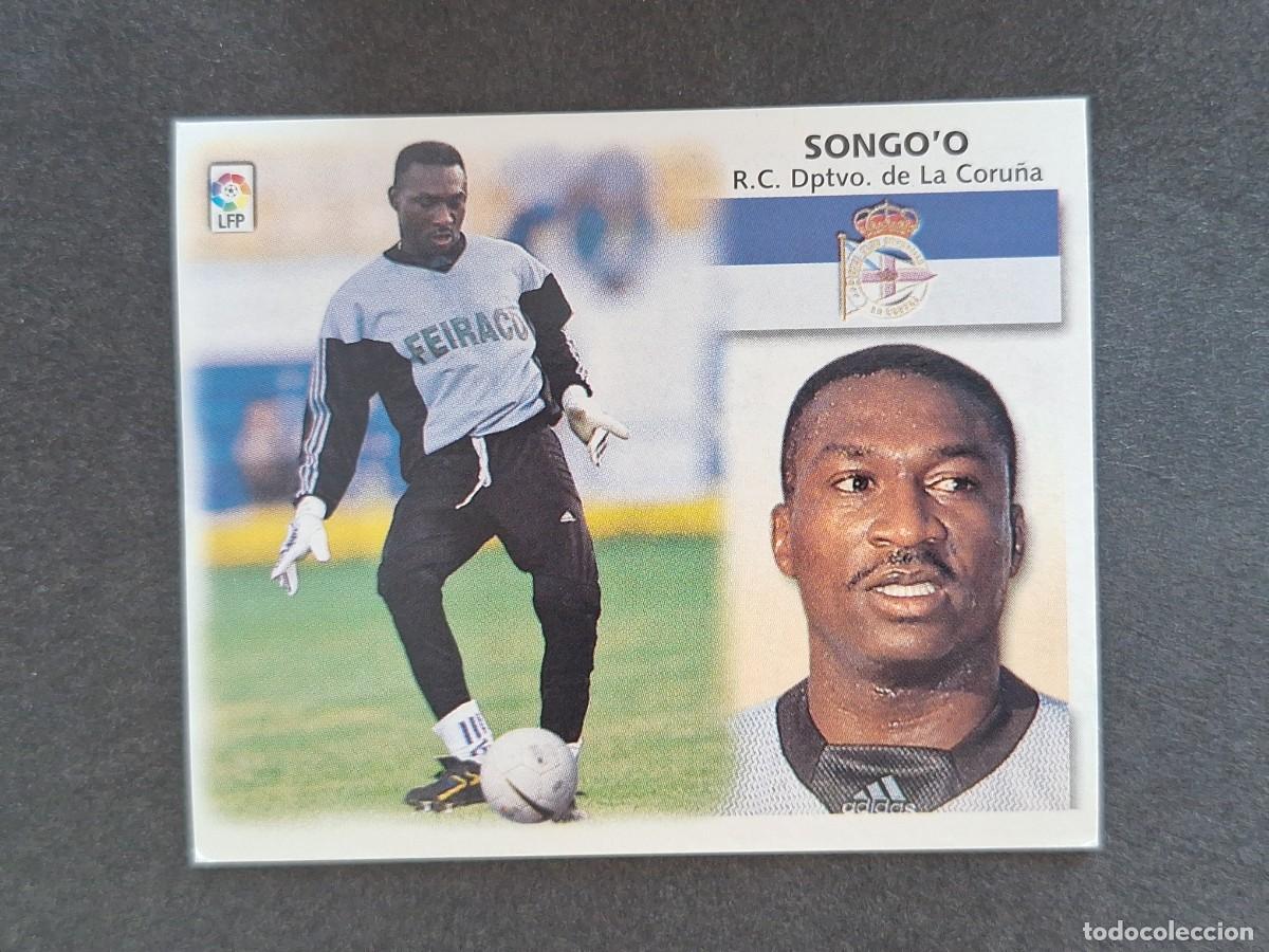 Cromos de f&uacute;tbol: L5 SONGO'O DEPORTIVO DE LA CORU&Ntilde;A LIGA ESTE 1999 2000 99 00 NUNCA PEGADO SIN PEGAR