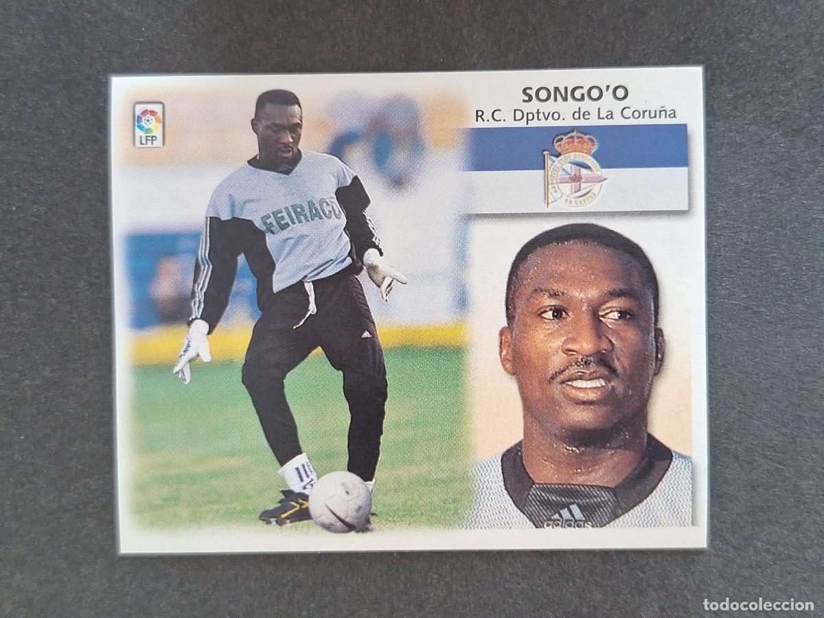 Cromos de f&uacute;tbol: L5 SONGO'O DEPORTIVO DE LA CORU&Ntilde;A LIGA ESTE 1999 2000 99 00 NUNCA PEGADO SIN PEGAR