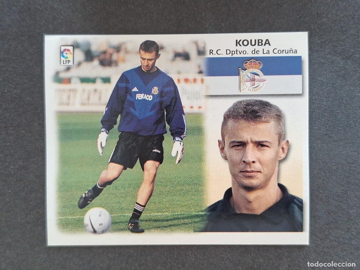 Cromos de f&uacute;tbol: L5 KOUBA DEPORTIVO DE LA CORU&Ntilde;A LIGA ESTE 1999 2000 99 00 NUNCA PEGADO SIN PEGAR