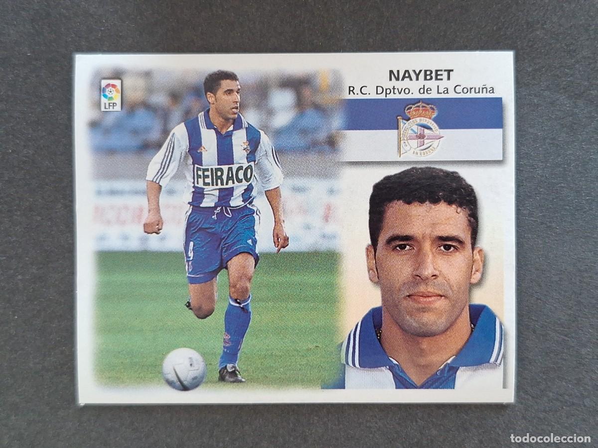 Cromos de f&uacute;tbol: L5 NAYBET DEPORTIVO DE LA CORU&Ntilde;A LIGA ESTE 1999 2000 99 00 NUNCA PEGADO SIN PEGAR