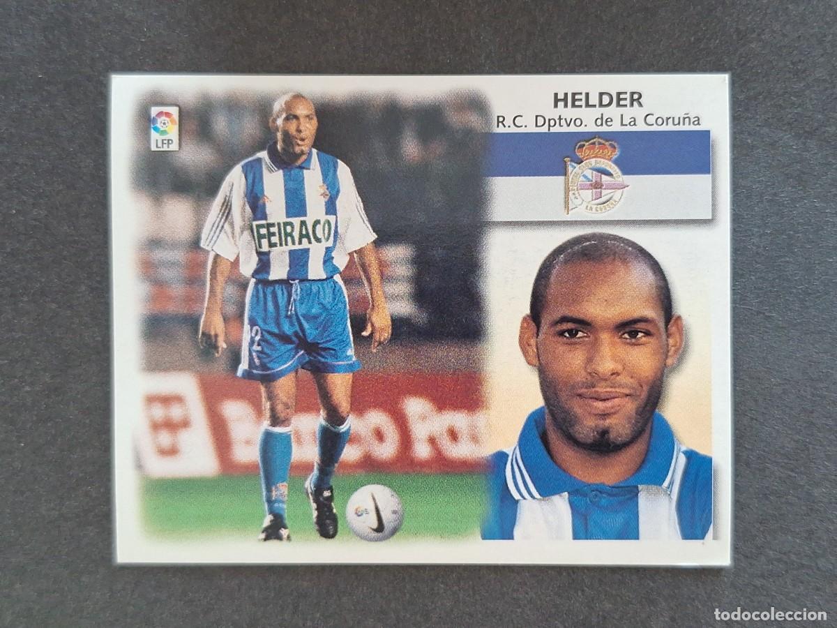 Cromos de f&uacute;tbol: L5 HELDER DEPORTIVO DE LA CORU&Ntilde;A LIGA ESTE 1999 2000 99 00 NUNCA PEGADO SIN PEGAR