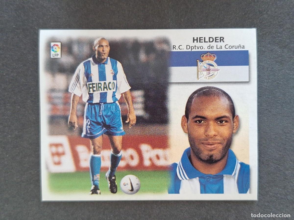 Cromos de f&uacute;tbol: L5 HELDER DEPORTIVO DE LA CORU&Ntilde;A LIGA ESTE 1999 2000 99 00 NUNCA PEGADO SIN PEGAR