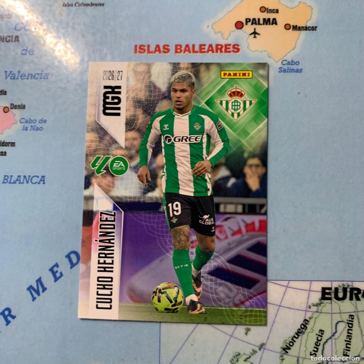 Cromos de f&uacute;tbol: Cucho Hern&aacute;ndez n&uacute;mero 107 del Betis megacracks 26-27 2026-2027