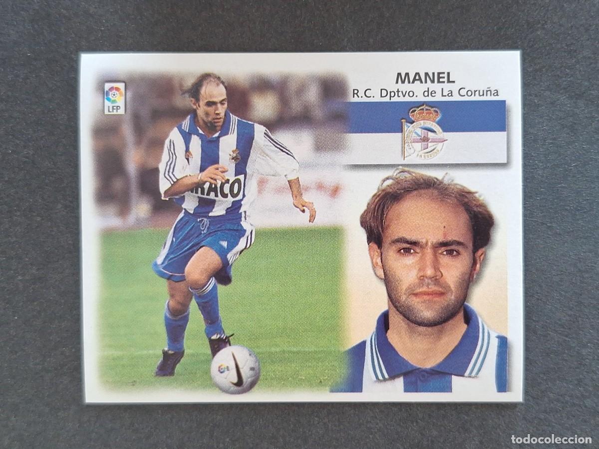 Cromos de f&uacute;tbol: L5 MANEL DEPORTIVO DE LA CORU&Ntilde;A LIGA ESTE 1999 2000 99 00 NUNCA PEGADO SIN PEGAR