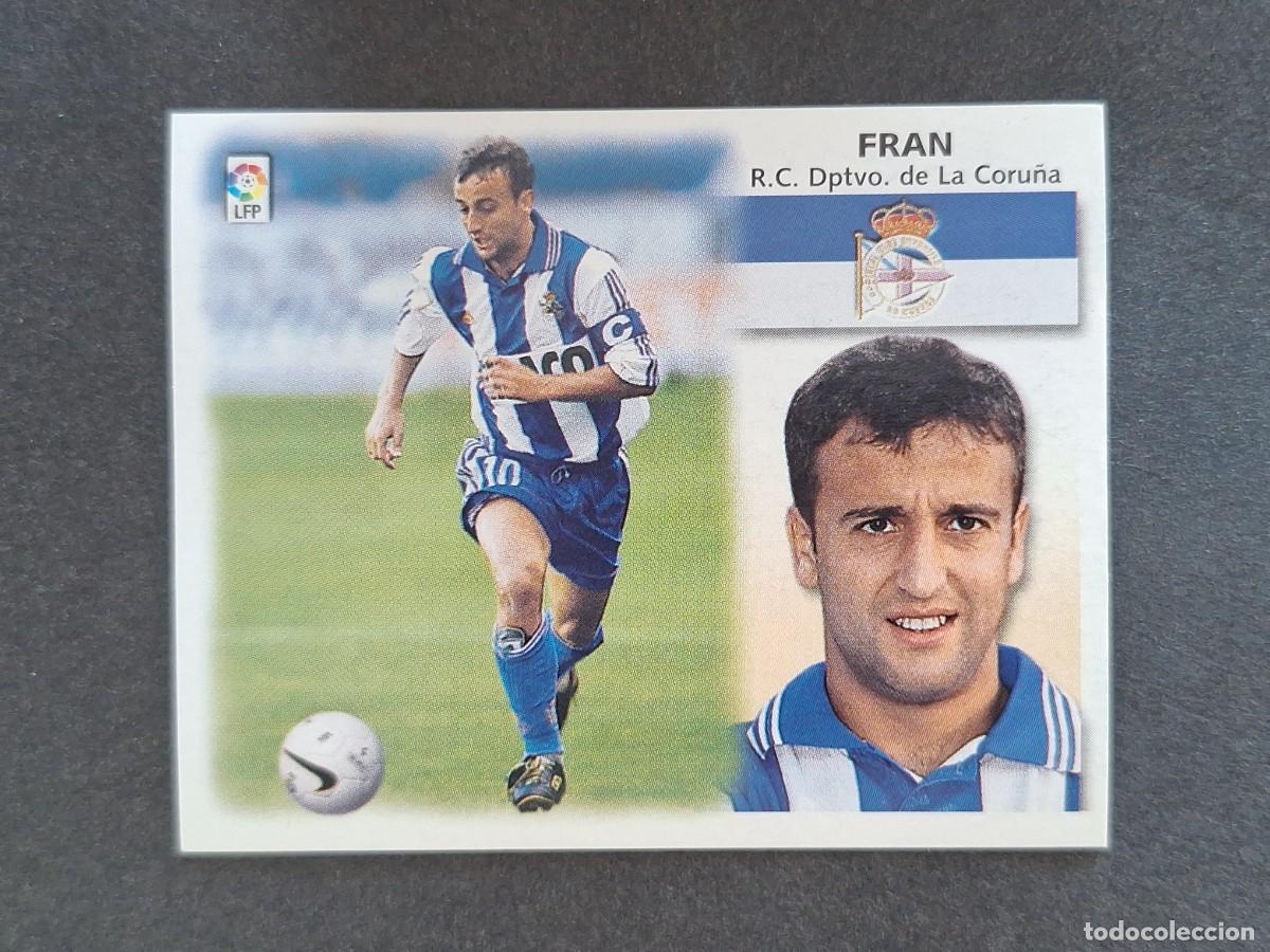 Cromos de f&uacute;tbol: L5 FRAN DEPORTIVO DE LA CORU&Ntilde;A LIGA ESTE 1999 2000 99 00 NUNCA PEGADO SIN PEGAR