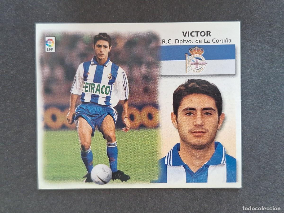 Cromos de f&uacute;tbol: L5 VICTOR DEPORTIVO DE LA CORU&Ntilde;A LIGA ESTE 1999 2000 99 00 NUNCA PEGADO SIN PEGAR