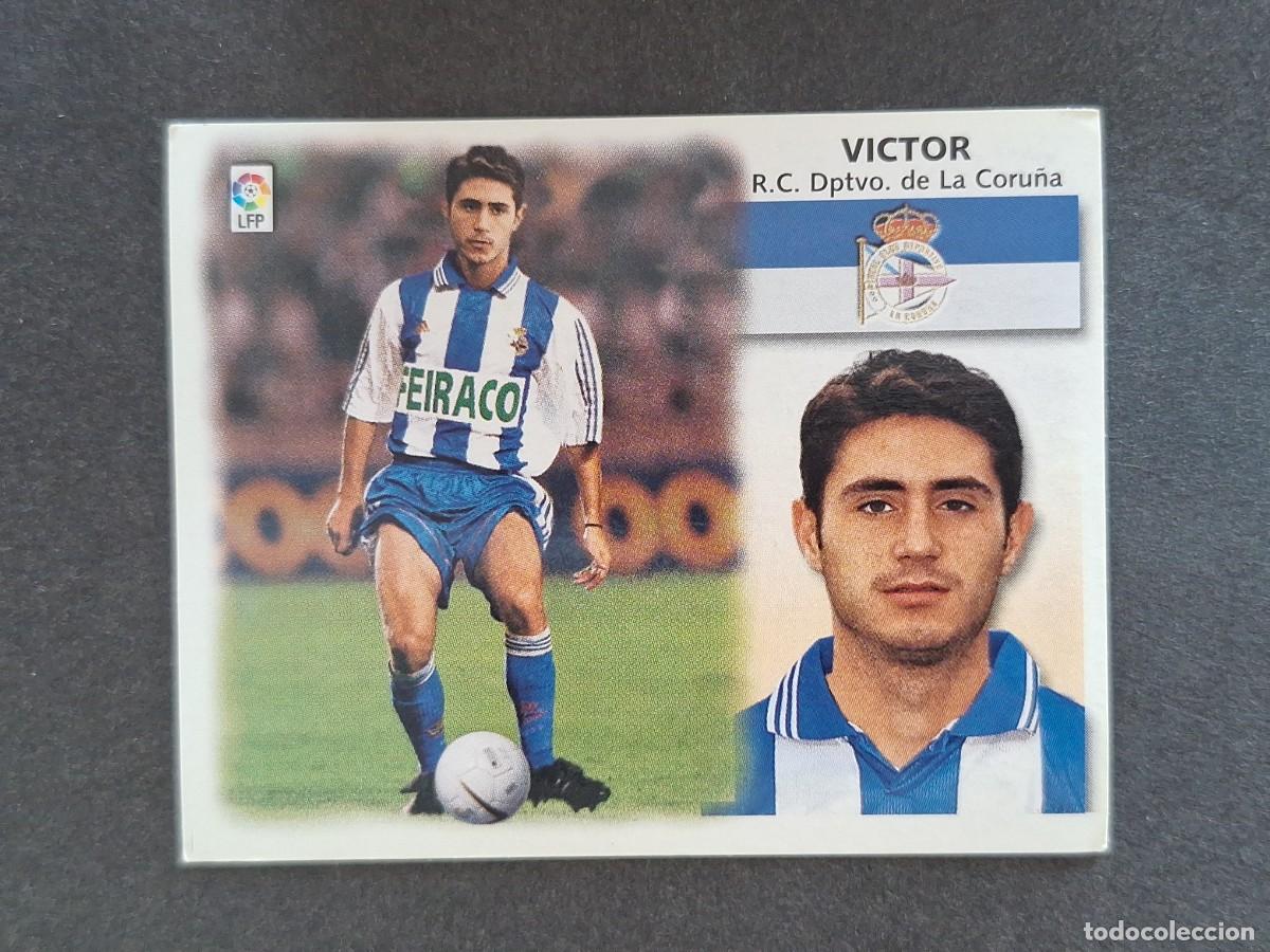 Cromos de f&uacute;tbol: L5 VICTOR DEPORTIVO DE LA CORU&Ntilde;A LIGA ESTE 1999 2000 99 00 NUNCA PEGADO SIN PEGAR