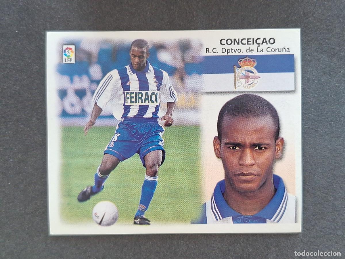 Cromos de f&uacute;tbol: L5 CONCEI&Ccedil;AO DEPORTIVO DE LA CORU&Ntilde;A LIGA ESTE 1999 2000 99 00 NUNCA PEGADO SIN PEGAR
