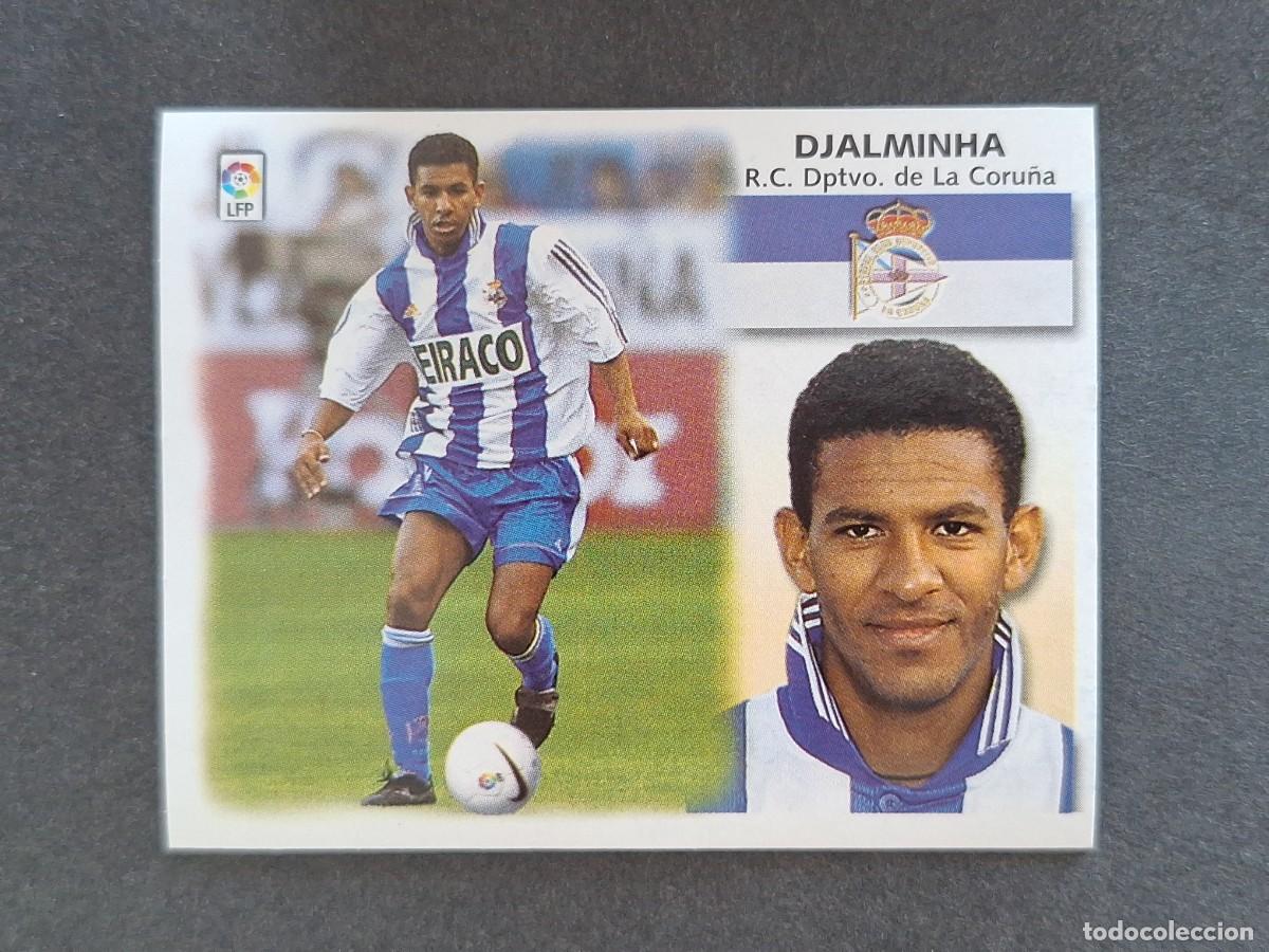 Cromos de f&uacute;tbol: L5 DJALMINHA DEPORTIVO DE LA CORU&Ntilde;A LIGA ESTE 1999 2000 99 00 NUNCA PEGADO SIN PEGAR