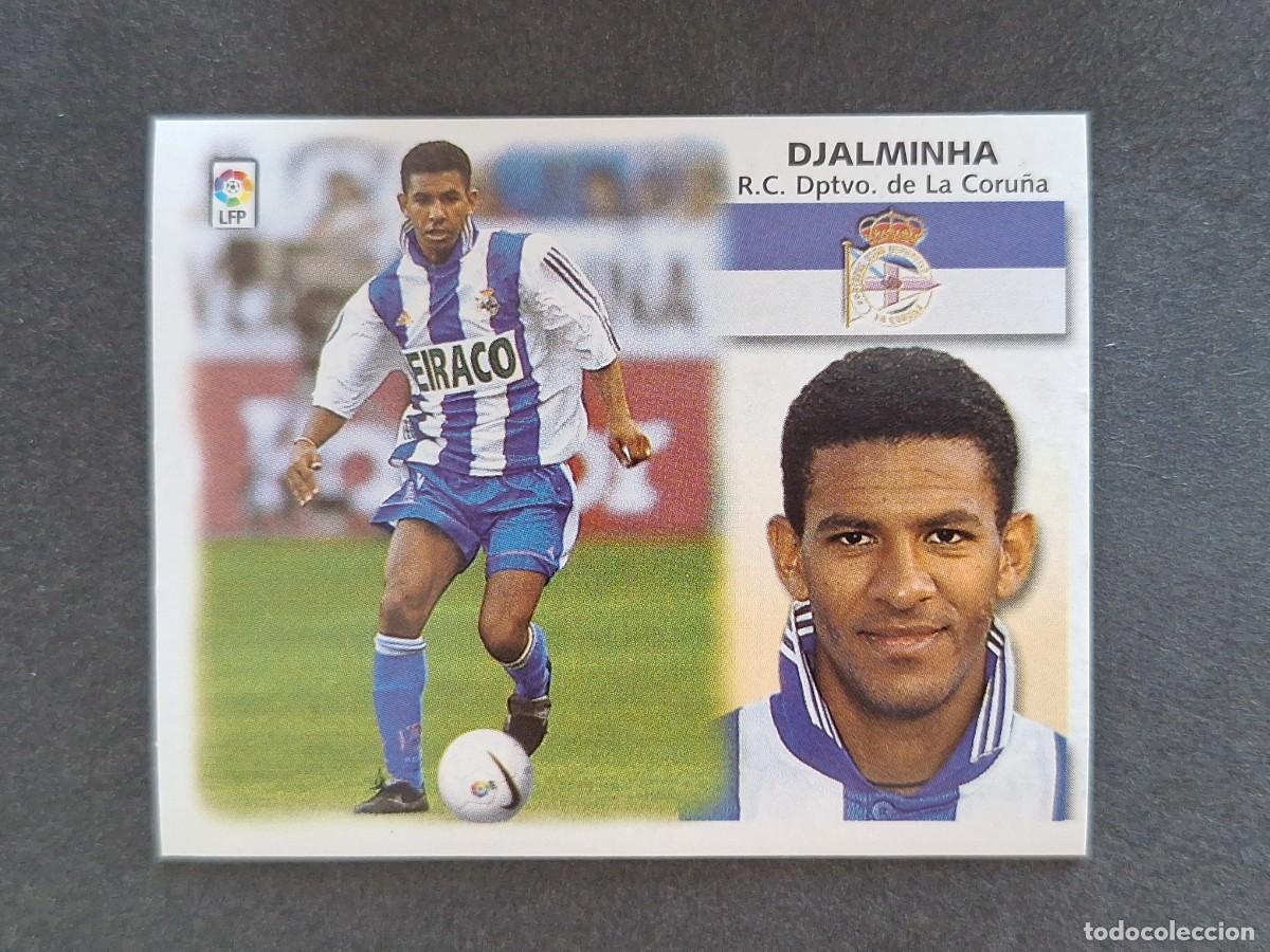 Cromos de f&uacute;tbol: L5 DJALMINHA DEPORTIVO DE LA CORU&Ntilde;A LIGA ESTE 1999 2000 99 00 NUNCA PEGADO SIN PEGAR