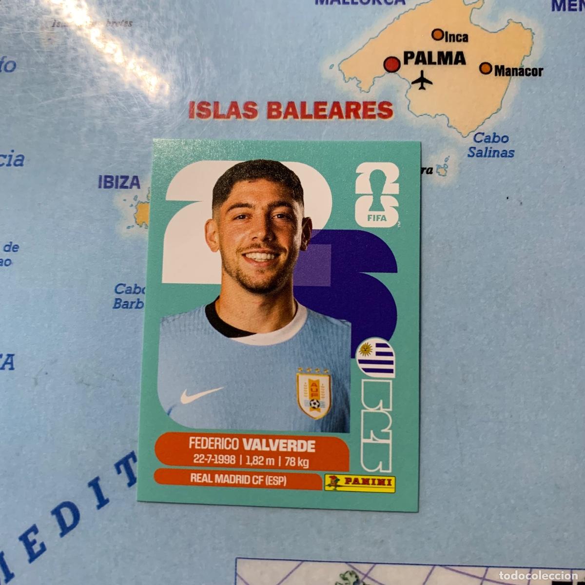 Cromos de Futebol: Uruguay n&uacute;mero 10 cromo panini Mundial Fifa World Cup 2026