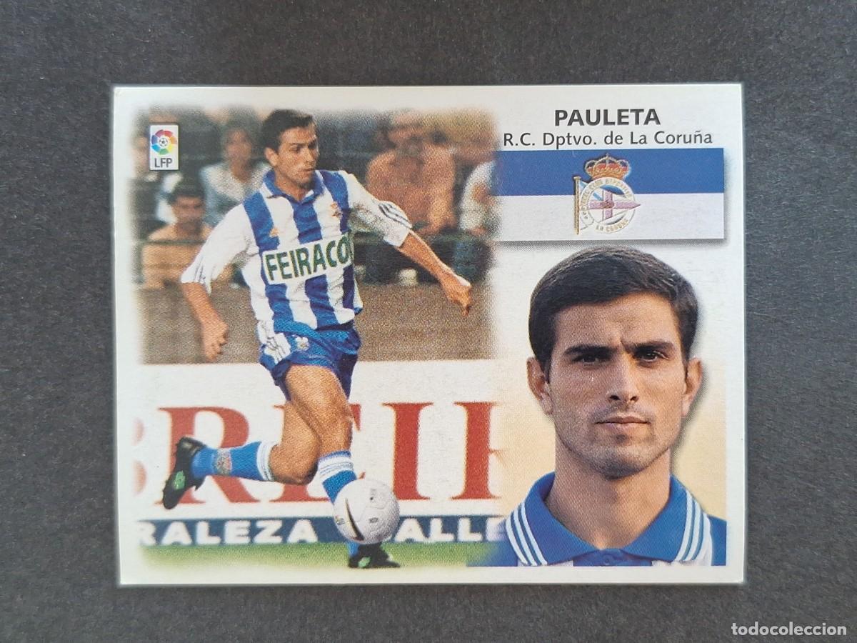 Cromos de f&uacute;tbol: L5 PAULETA DEPORTIVO DE LA CORU&Ntilde;A LIGA ESTE 1999 2000 99 00 NUNCA PEGADO SIN PEGAR