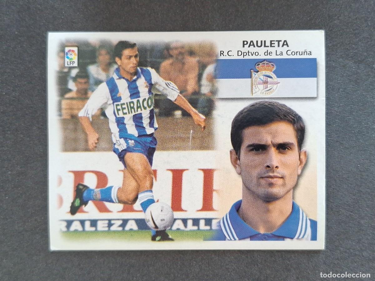 Cromos de f&uacute;tbol: L5 PAULETA DEPORTIVO DE LA CORU&Ntilde;A LIGA ESTE 1999 2000 99 00 NUNCA PEGADO SIN PEGAR