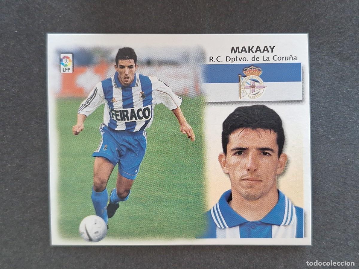 Cromos de f&uacute;tbol: L5 MAKAAY DEPORTIVO DE LA CORU&Ntilde;A LIGA ESTE 1999 2000 99 00 NUNCA PEGADO SIN PEGAR