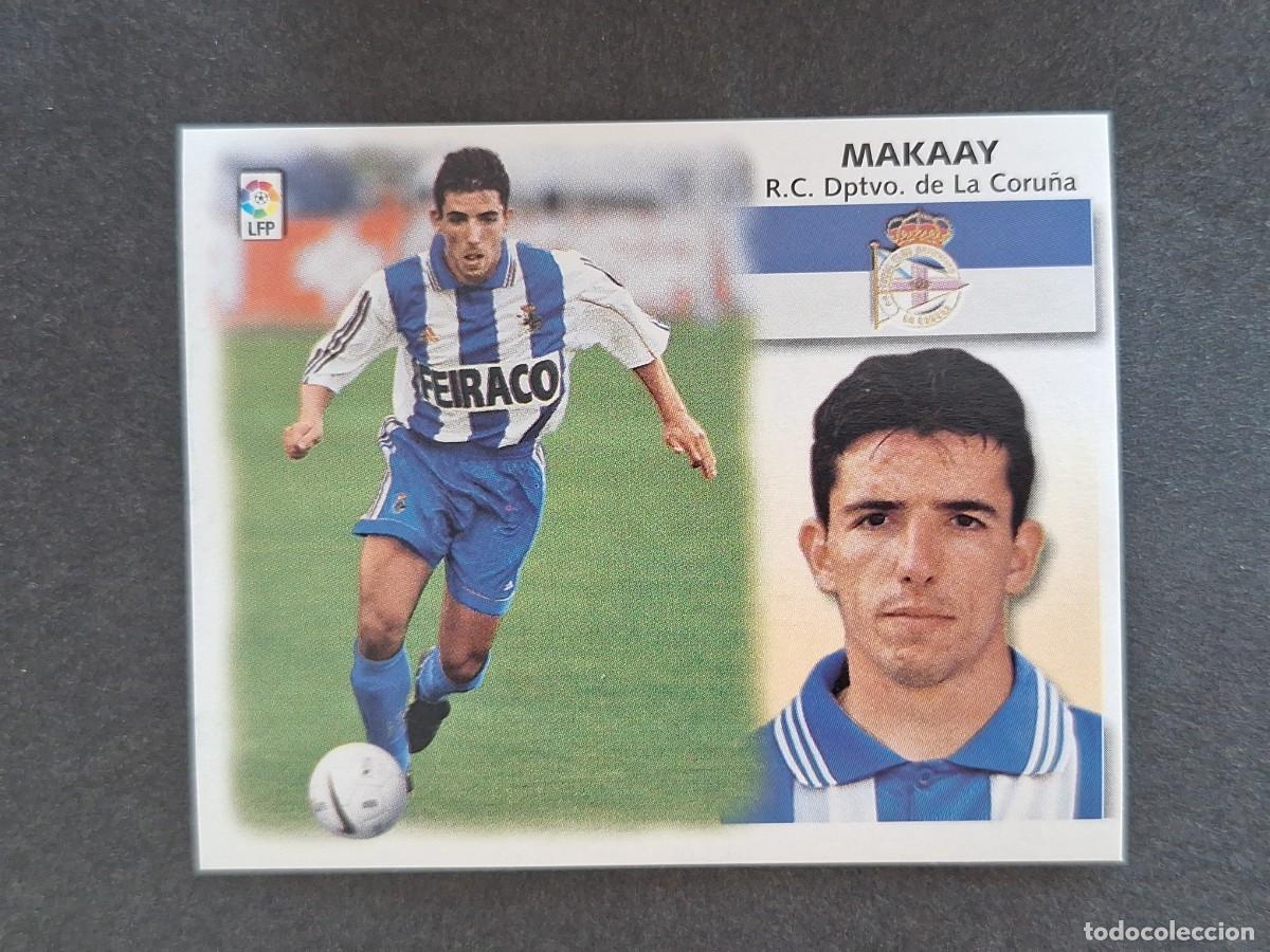 Cromos de f&uacute;tbol: L5 MAKAAY DEPORTIVO DE LA CORU&Ntilde;A LIGA ESTE 1999 2000 99 00 NUNCA PEGADO SIN PEGAR