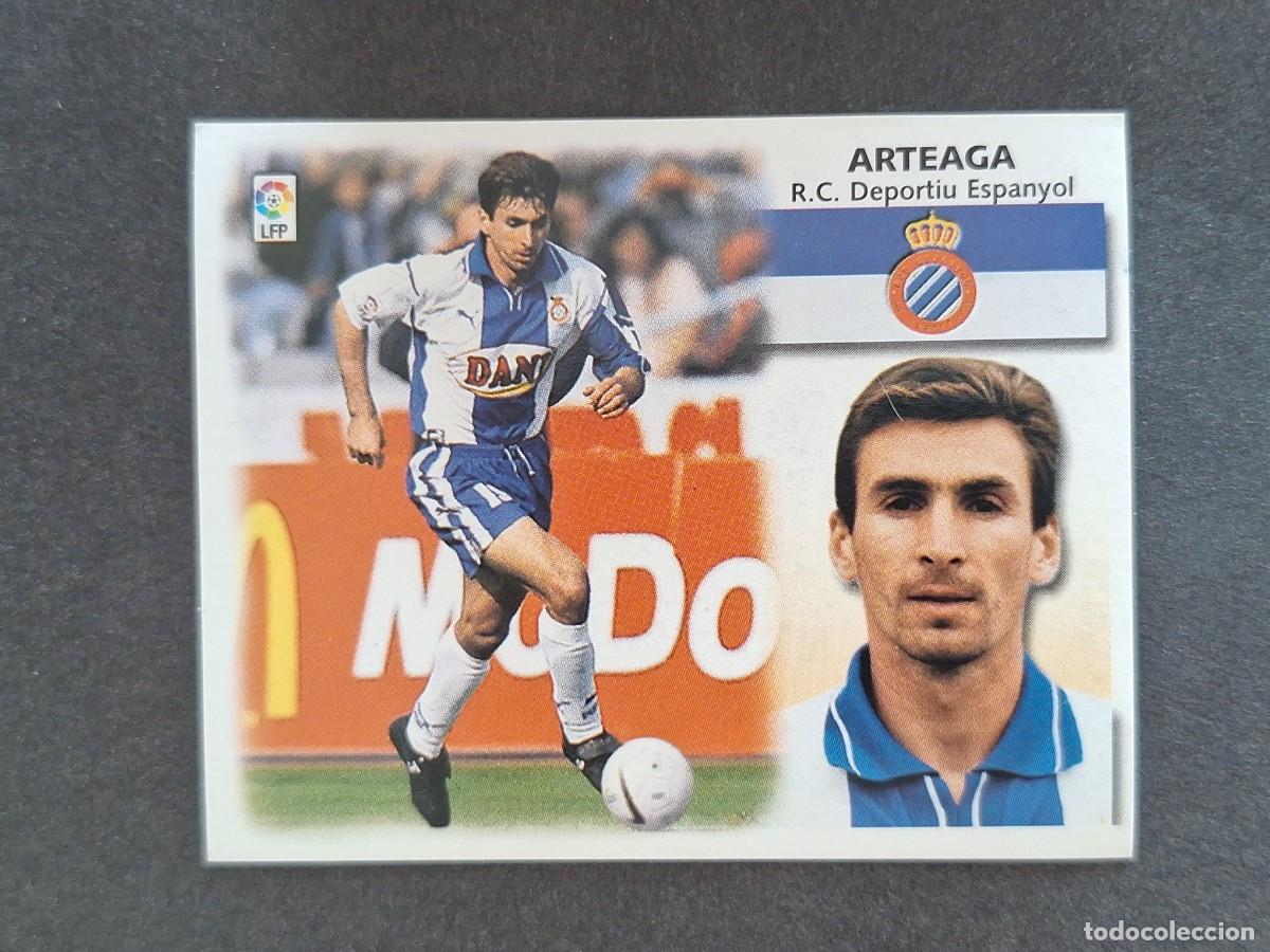 Cromos de f&uacute;tbol: L5 ARTEAGA R. C. D. ESPA&Ntilde;OL LIGA ESTE 1999 2000 99 00 NUNCA PEGADO SIN PEGAR